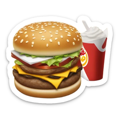 Burger King  sticker