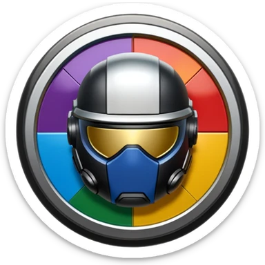 Tom Clancy rainbow six siege logo sticker