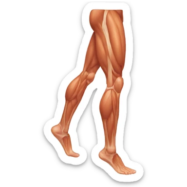 legs muscle sticker