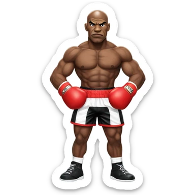 Mike Tyson boxing sticker