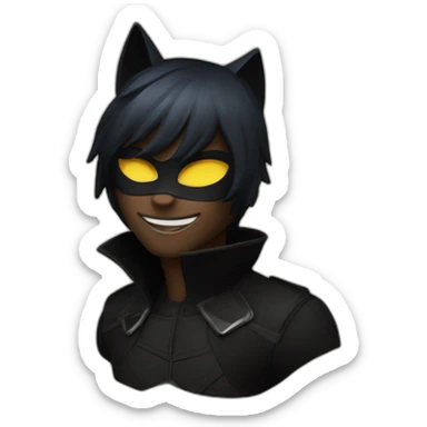 miraculous cat noir sticker