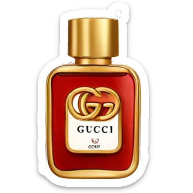 gucci perfume sticker