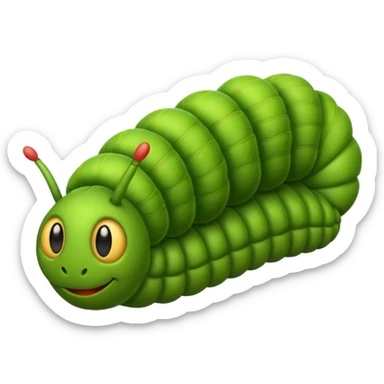Caterpillar emoji sticker