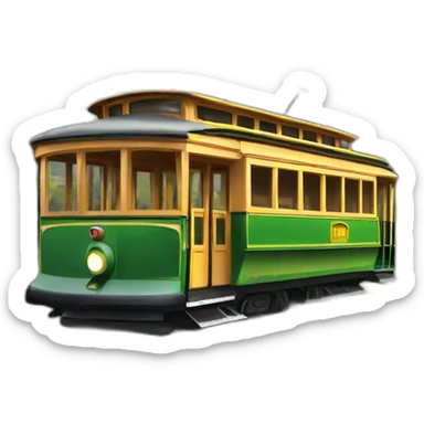 San Francisco Trolly sticker