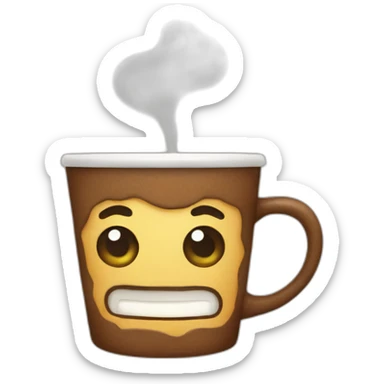 Taza de cafe sticker