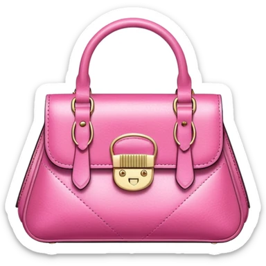 cute glamaholic purse sticker