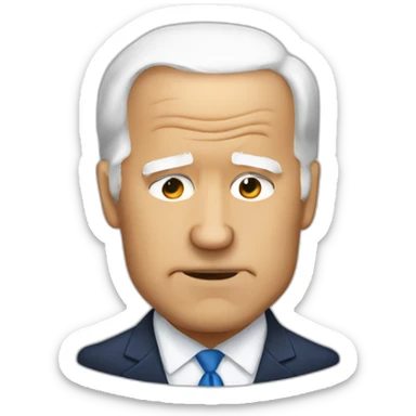 joe biden sleepy sticker