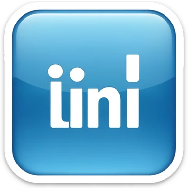 Linkedin logo sticker