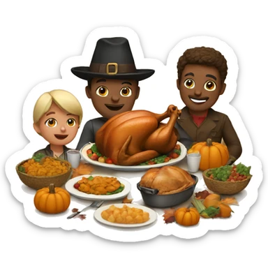 Thanksgiving sticker