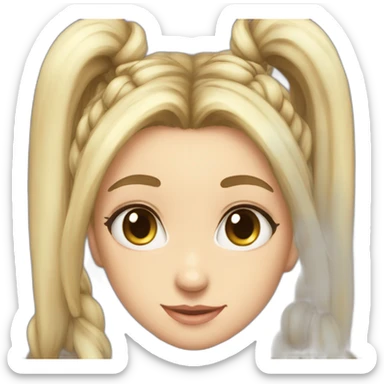 Twin Tails Beautiful Girl sticker