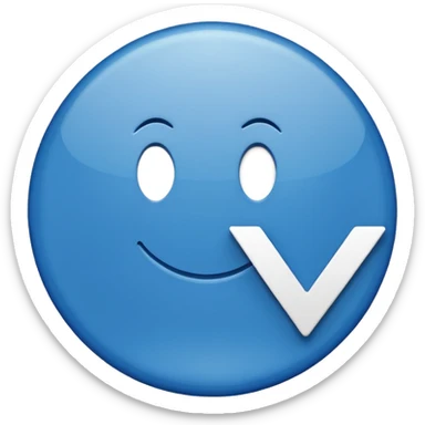 Tik Tok verify emoji  text sticker