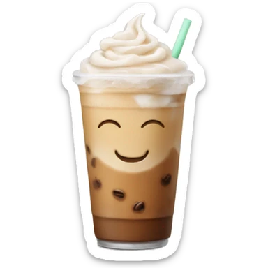 Iced latte sticker