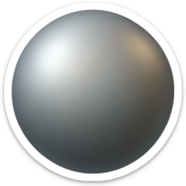 modern sphere sticker