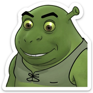 Shrek sticker