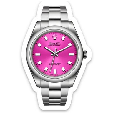 rolex pink sticker