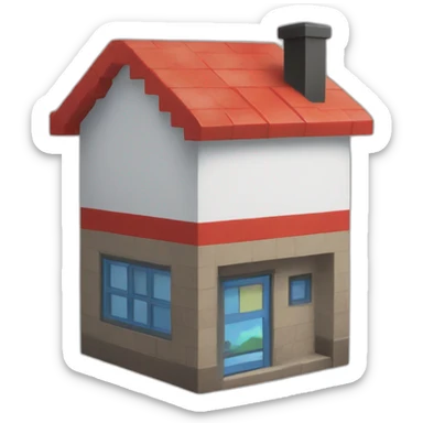 pixel-builder-house-pokemon-pokeball sticker