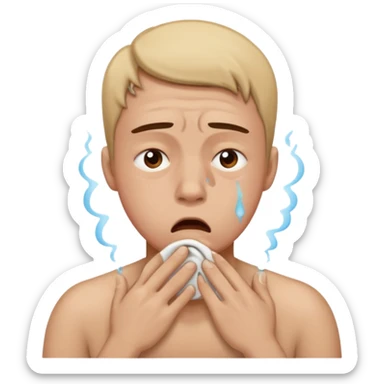 hard to breath sticker