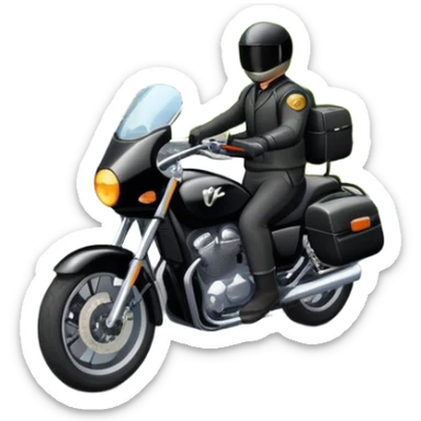 motorcycle tour on a mountain road sticker