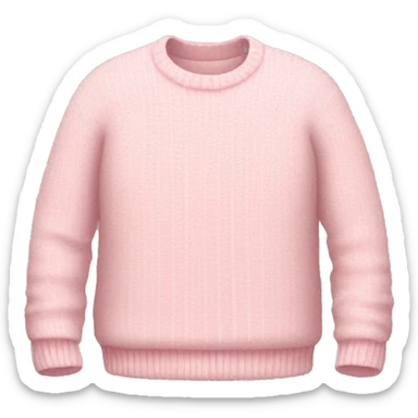 light pink Sweater sticker