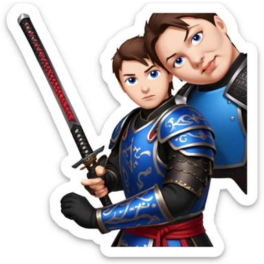 Katana Master sticker