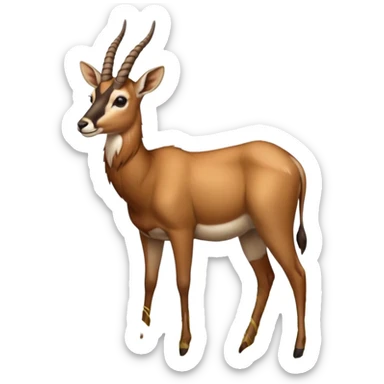 Hirola Antelope sticker