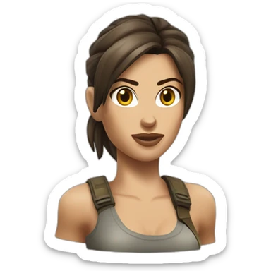 Lara Croft Tomb Raider sticker