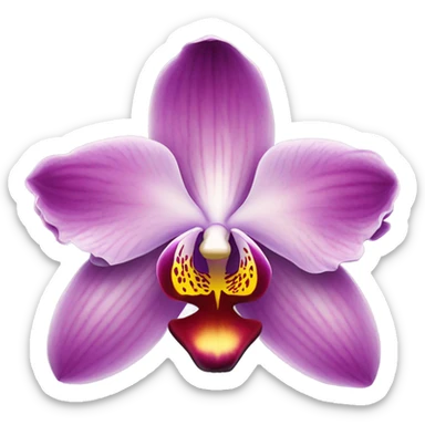 Orchid sticker