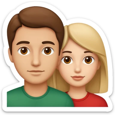 Italian 2 people sticker