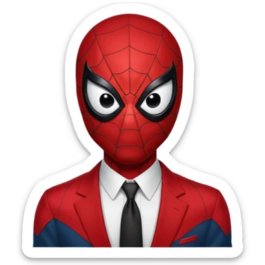 spider man moitié venom sticker