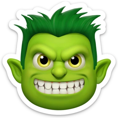 Troll face sticker