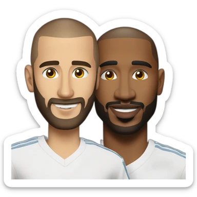 Karim Benzema with Tupac sticker