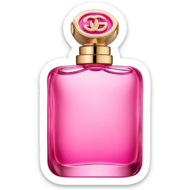 Pink Gucci perfume bottle  sticker