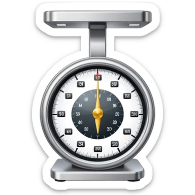 Market Scale Weight sticker