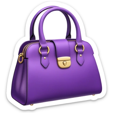 purple Handbag sticker
