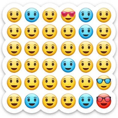 Emojis aesthetic para jovenes sticker