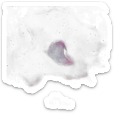 real nebula in cosmic space sticker