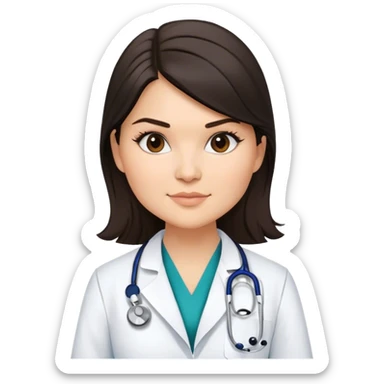 Phillipa Soo Avery Doctor Odyssey  sticker