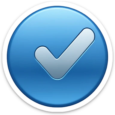 Instagram blue tick emoji  sticker