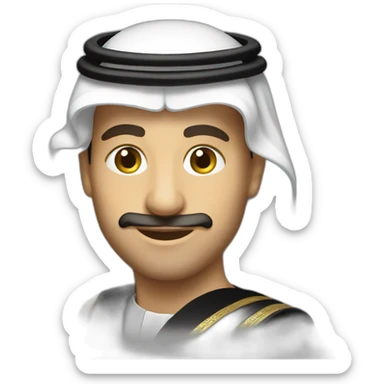 1 Saudi riyal sticker