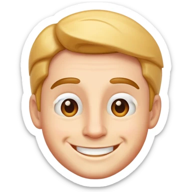 Ralph character smiling sticker