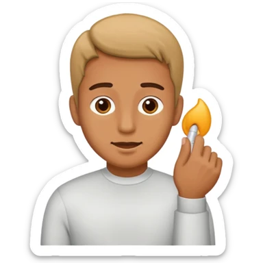 Guy stroking his penis  sticker