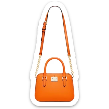 Kate spade orange handbag sticker