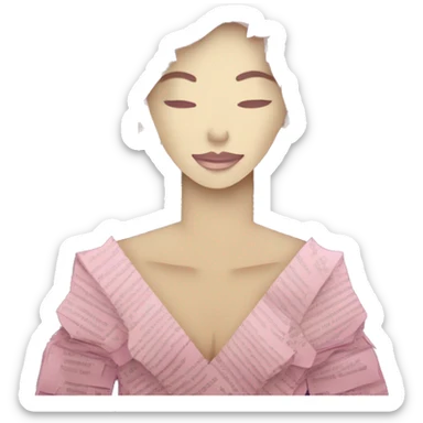  lady made of 420 origami newspaper roses hemp leaves lantern fairy lights burning paper vaporwave sticker