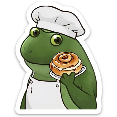 Cinnamon bun sticker