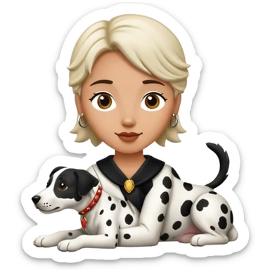 Belgium shepherd with Dalmatian  sticker