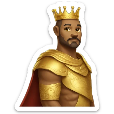 The king midas if it was a cat sticker