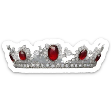small jewel tiara india  sticker