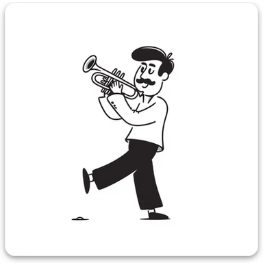 Trumpet sticker