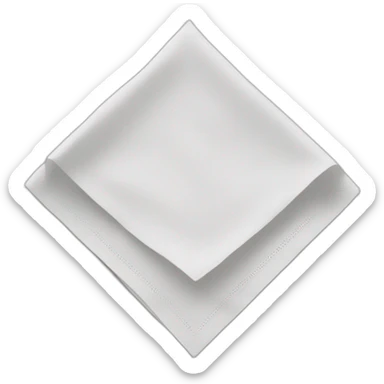 Napkin perforation sticker