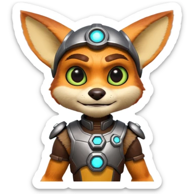 "Ratchet & Clank" sticker